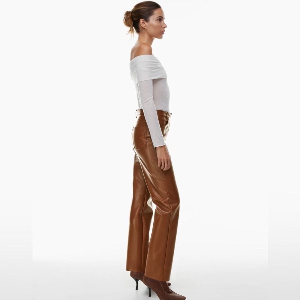 Aritzia Wilfred Melina Faux Leather Pant - Picture 5 of 13